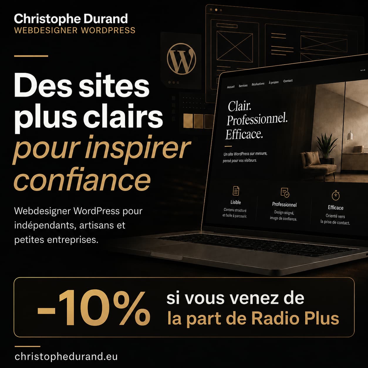 Christophe Durand - Des sites plus clairs pour inspirer confiance